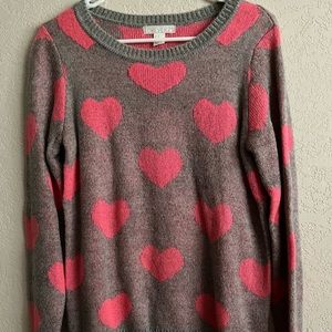 New With Tag Forever 21 Heart Sweater Size Small